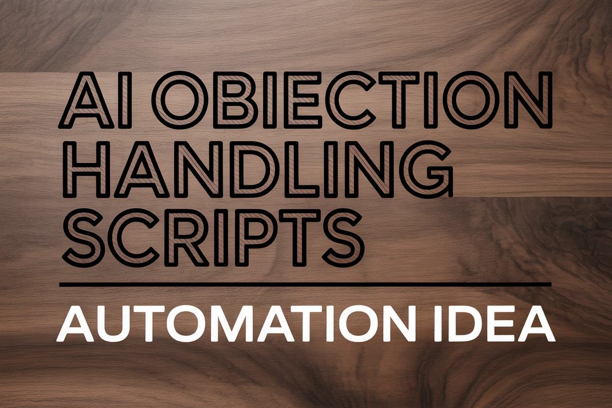 AI Objection Handling Scripts